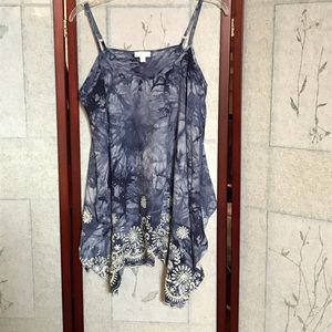 Charming Charlie handkerchief style top.